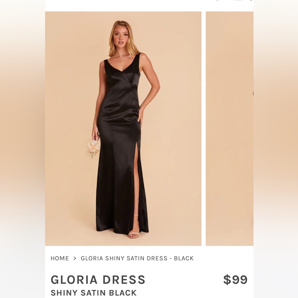 Birdy Grey black satin dress